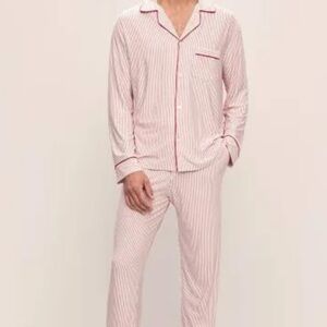 Eberjey Pink Striped Pajama Set